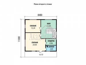 Проект дома VH "73-13" Тарокко - Фото 6