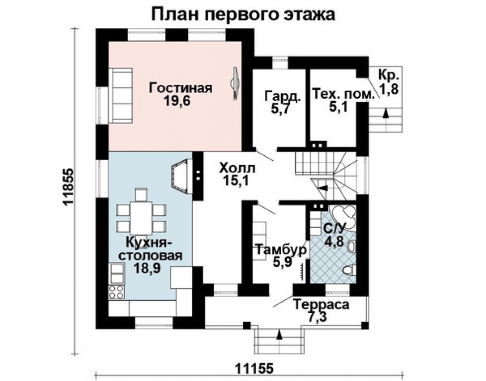 Проект дома Проект дома AS-2110 - Фото 5