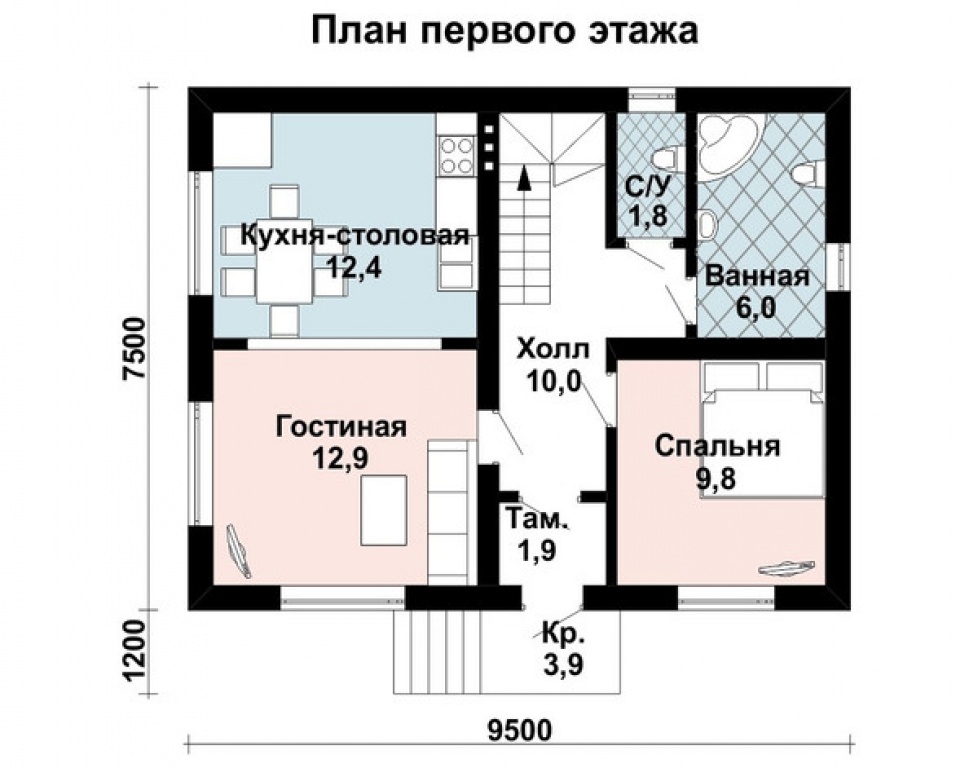 Проект дома Проект дома AS-2125 - Фото 5