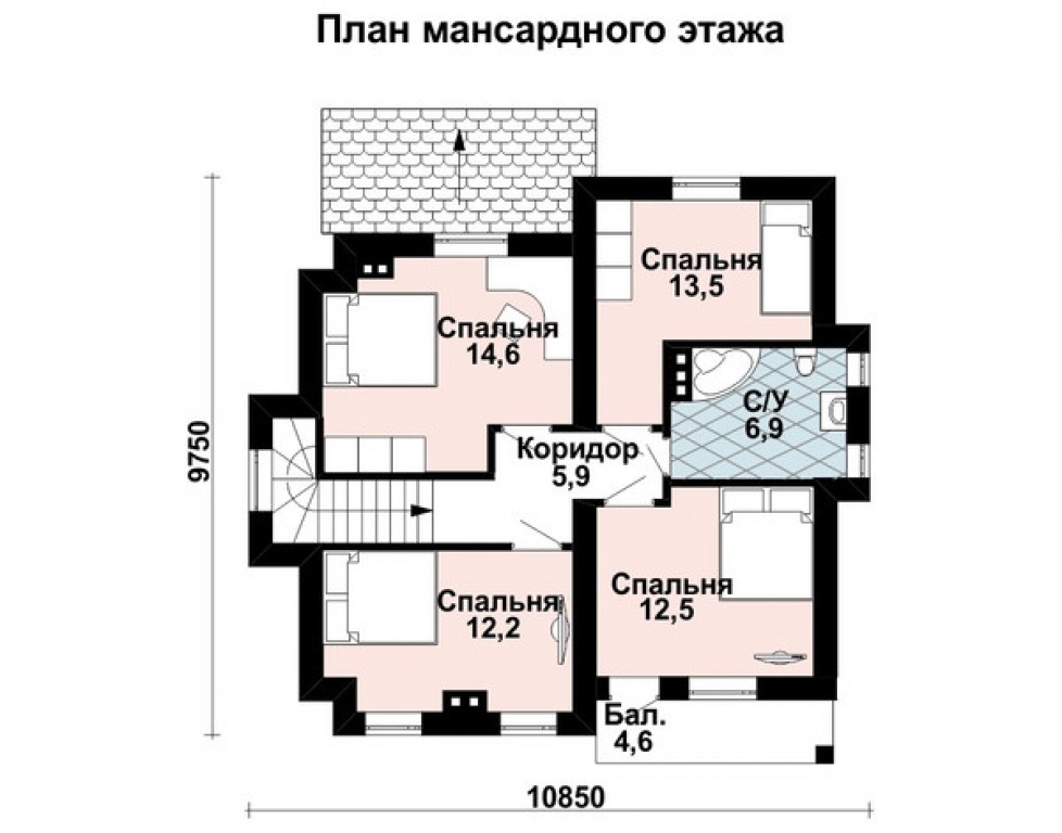 Проект дома Проект дома AS-2260 - Фото 6