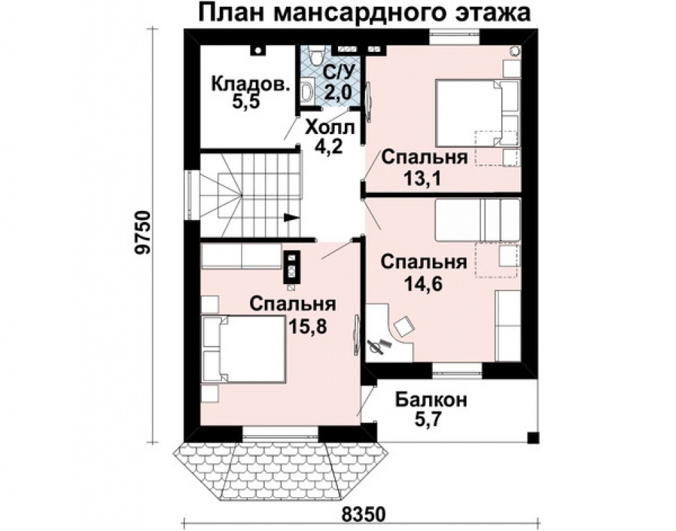 Проект дома Проект дома AS-2421 - Фото 6