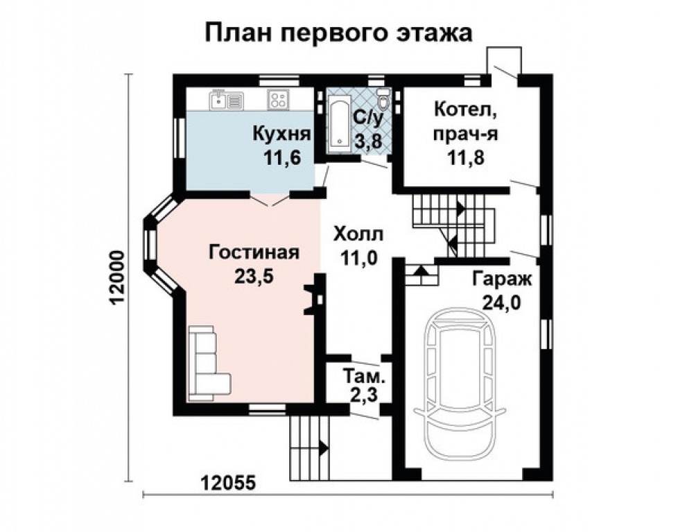 Проект дома Проект дома AS-282 - Фото 4