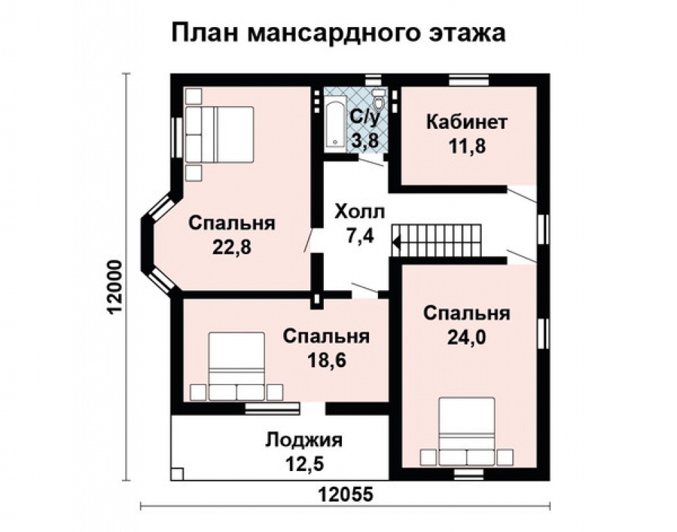 Проект дома Проект дома AS-282 - Фото 5